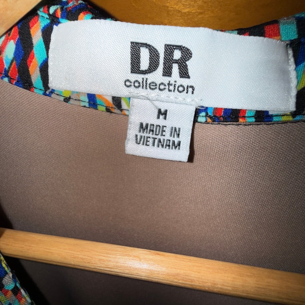 Dr Collection Geometric Multicolor Wrap Style Mid… - image 7